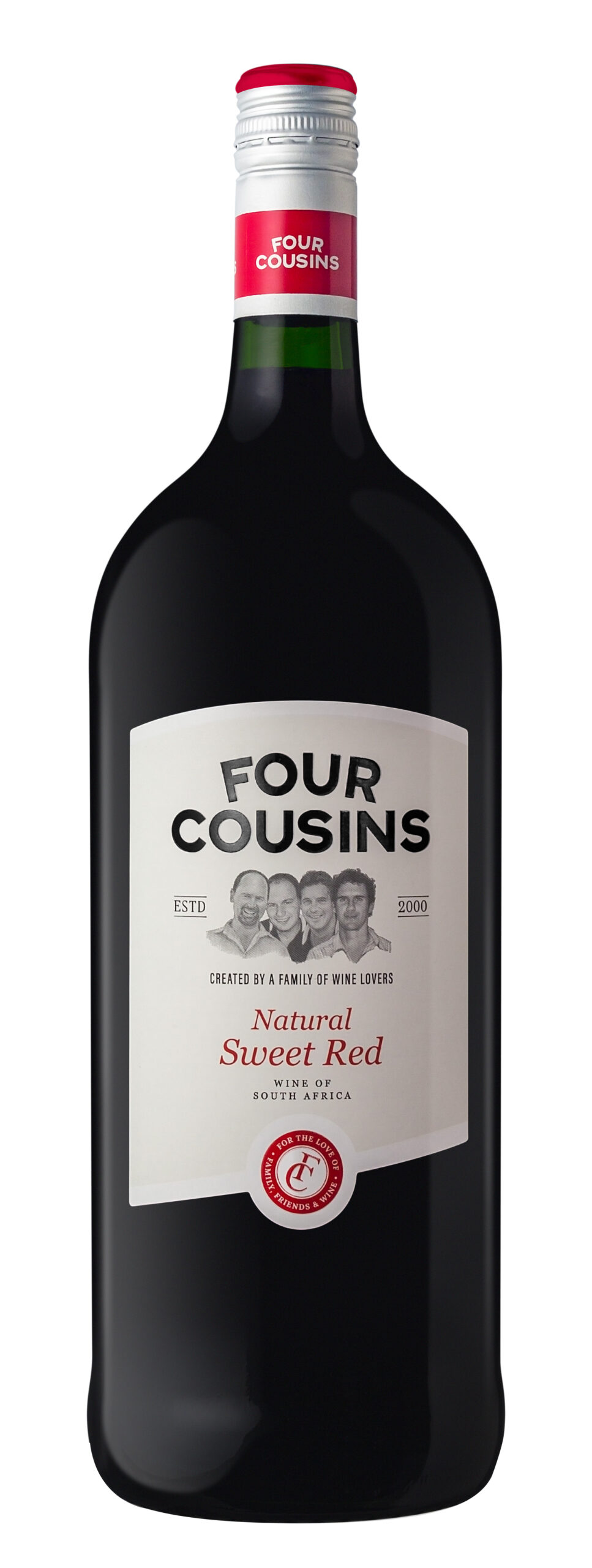 FOUR COUSINS Sweet Red Packshot_1,5L