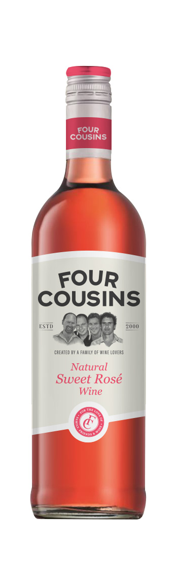FOUR COUSINS Sweet Rose Packshot_750ml